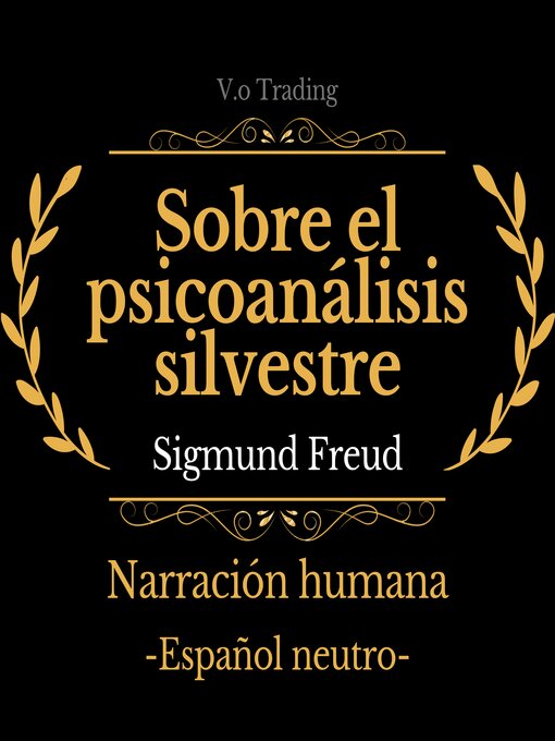 Title details for Sobre el psicoanálisis silvestre by Sigmund Freud - Available